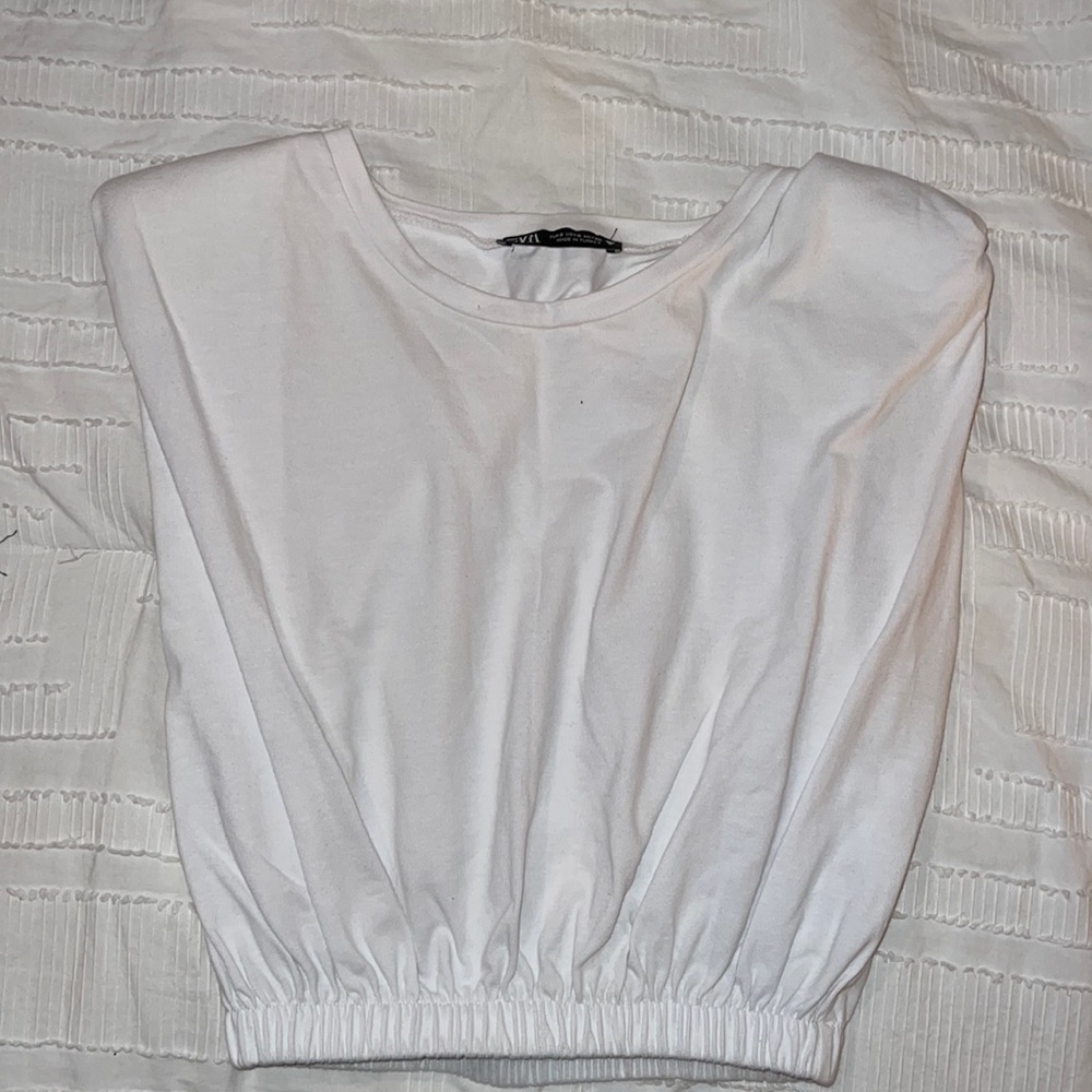 Zara shoulder pad tank